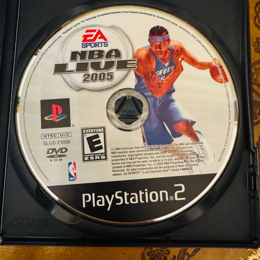 NBA Live 2005 Sony Playstation 2 Basketball Video Game